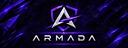 Discovery splash banner for Armada | Gaming Community Discord server