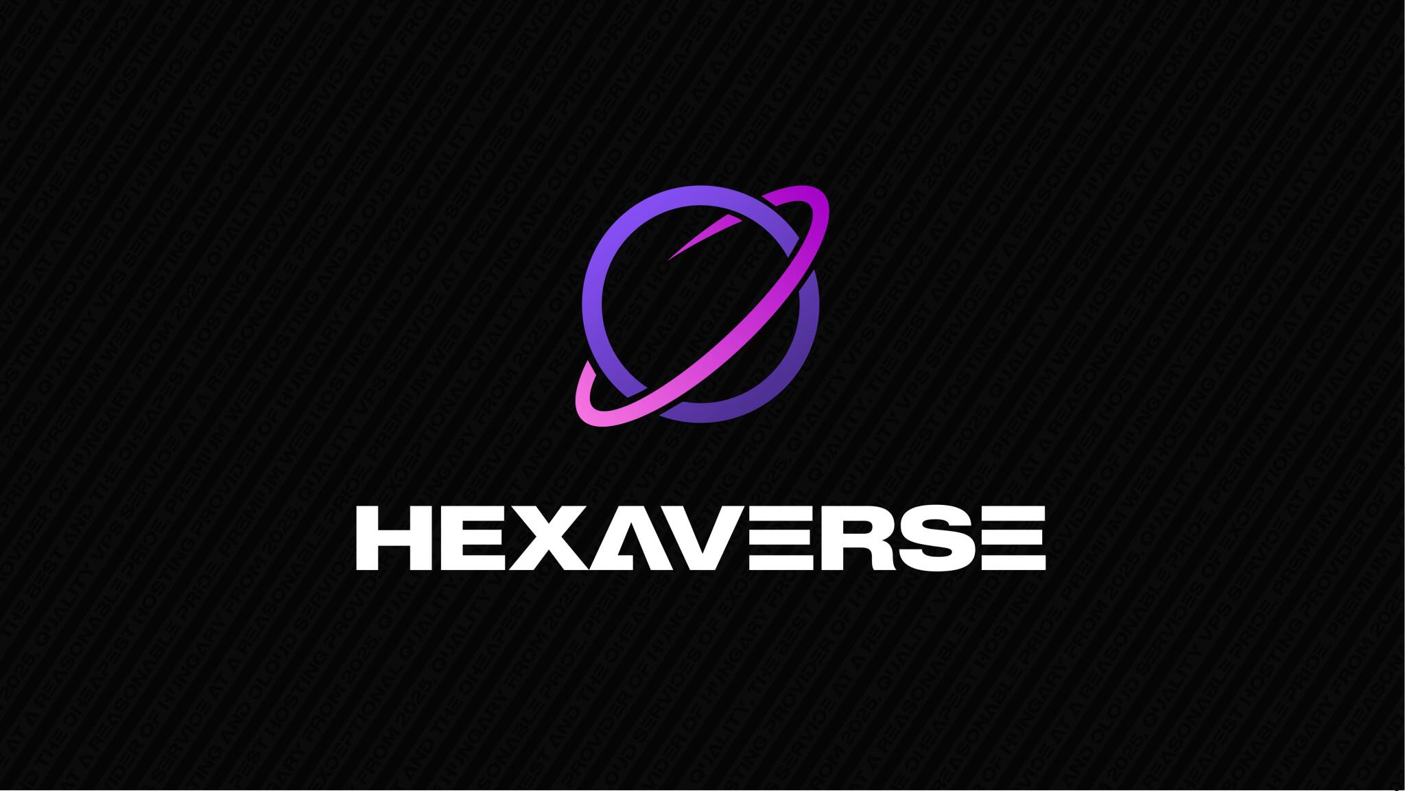 Discovery splash banner for HexaVerse | Hosting Discord server