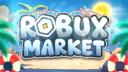 Discovery splash banner for Robux Market™ | Cheapest Robux & Limiteds Discord server