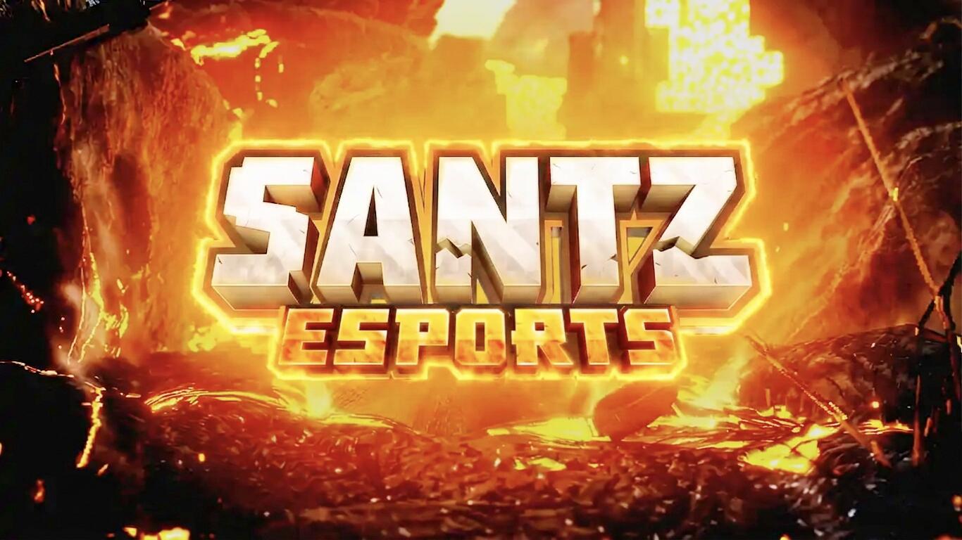 Discovery splash banner for Santz Esports Discord server