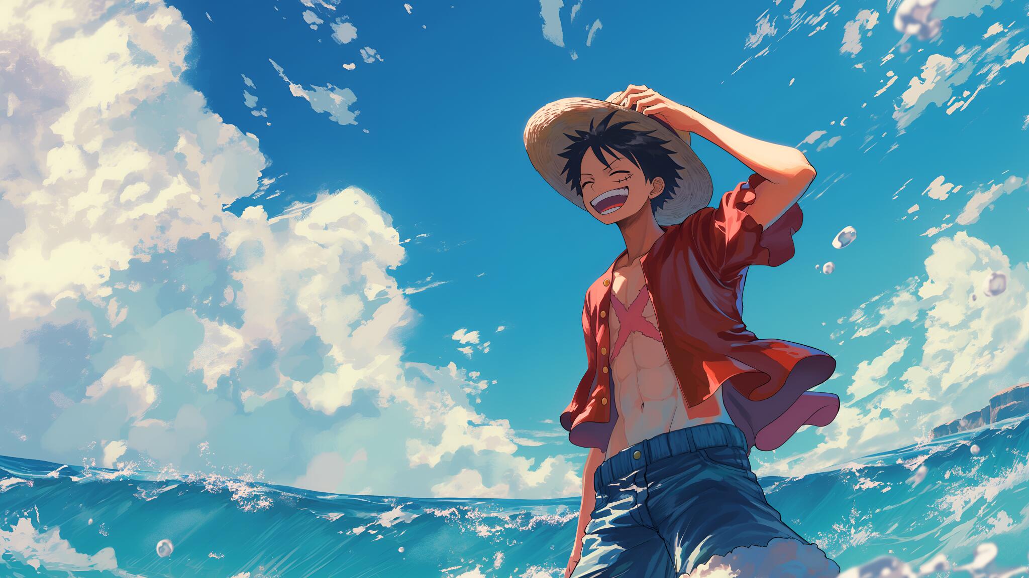 Discovery splash banner for Luffy Giveaways - Blox fruits - Free fruits Discord server