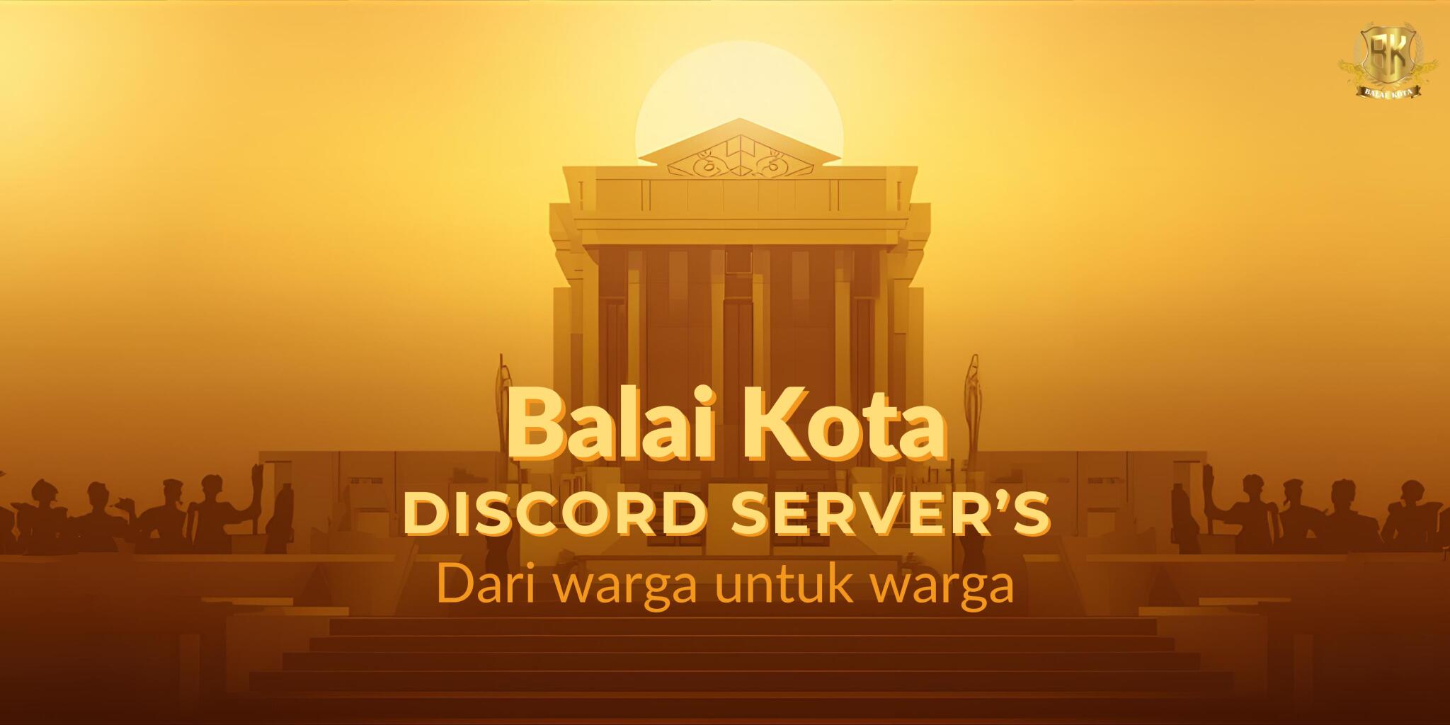 Discovery splash banner for BALAI KOTA Discord server