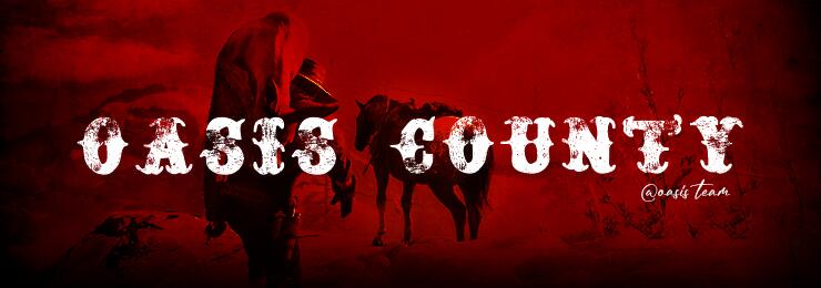 Discovery splash banner for Oasis County RedM 50% Discord server