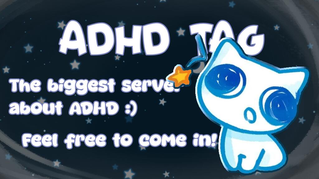 Discovery splash banner for ADHD Tag Discord server