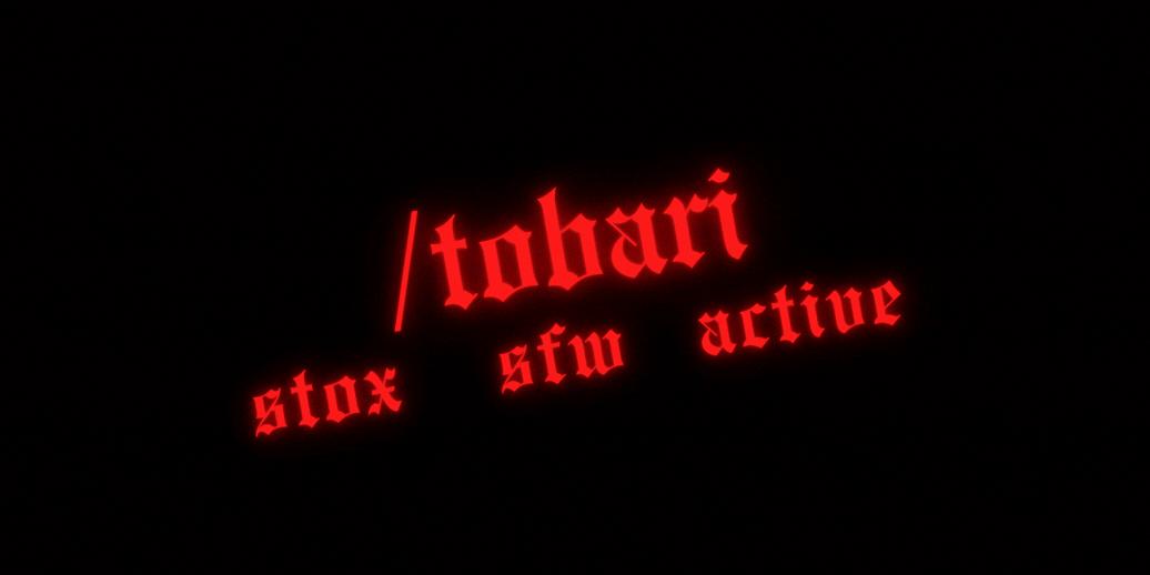 Discovery splash banner for 🎃Tobari Social • sfw • stox • active • gws • Discord server