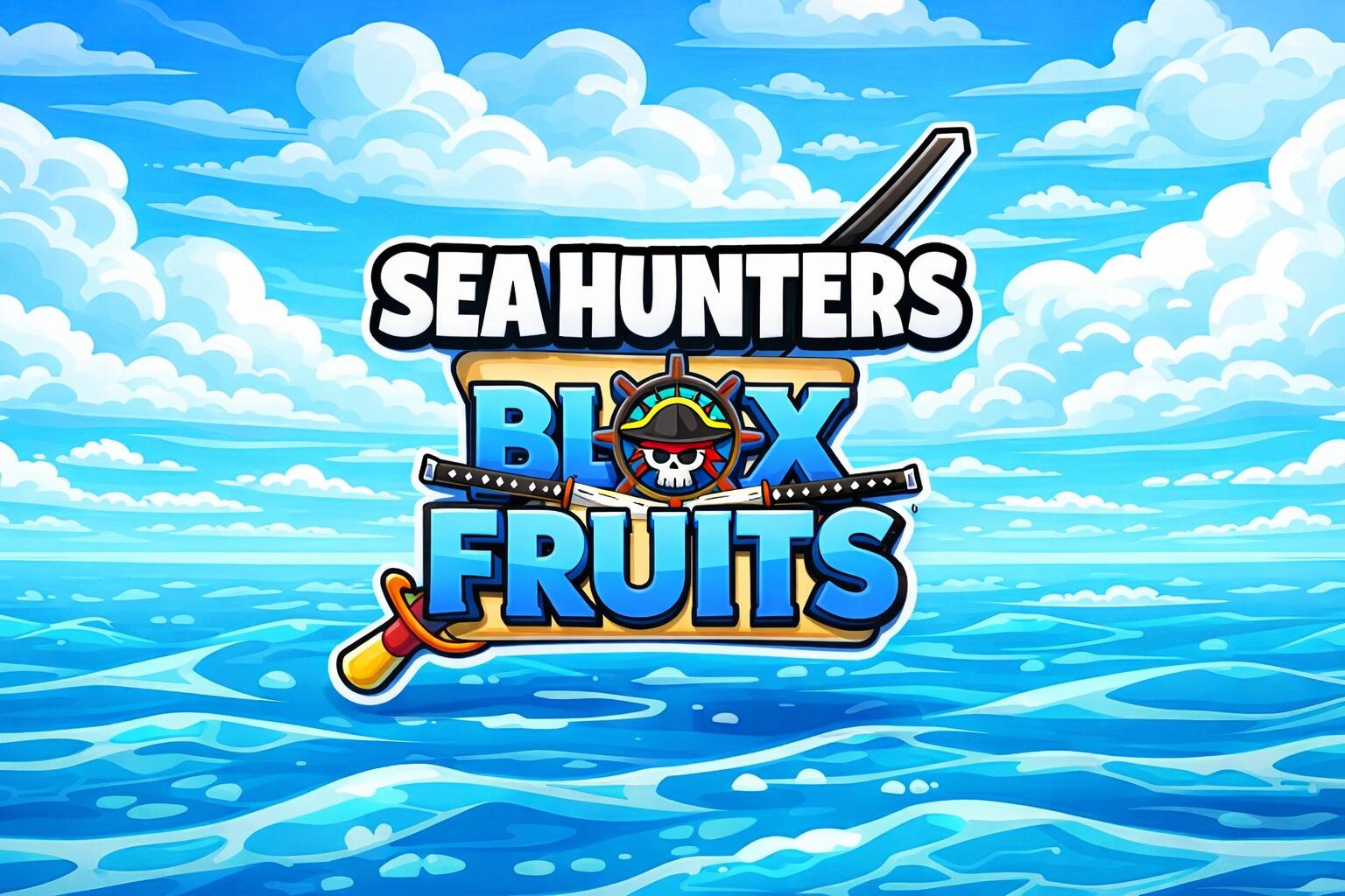 Discovery splash banner for Sea Hunters | Blox Fruits Sea Hunt & Sea Events π Discord server