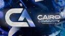 Discovery splash banner for Cairo Community 🏔. Discord server