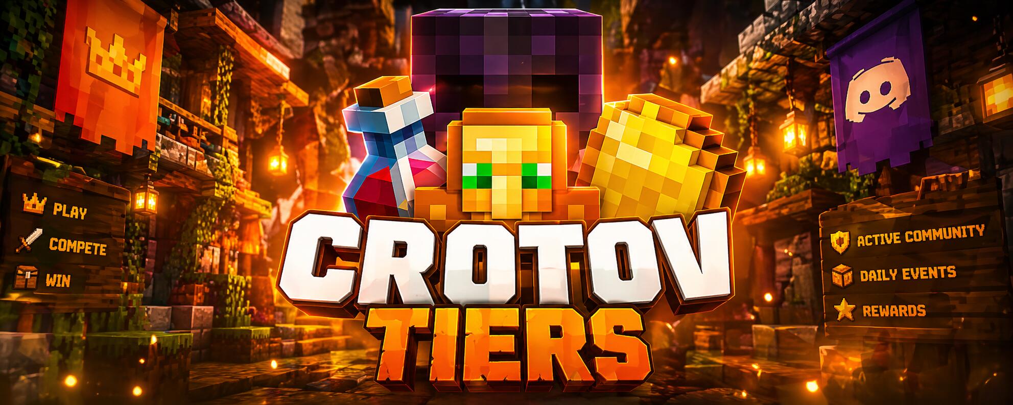 Discovery splash banner for Crotov Tiers Discord server