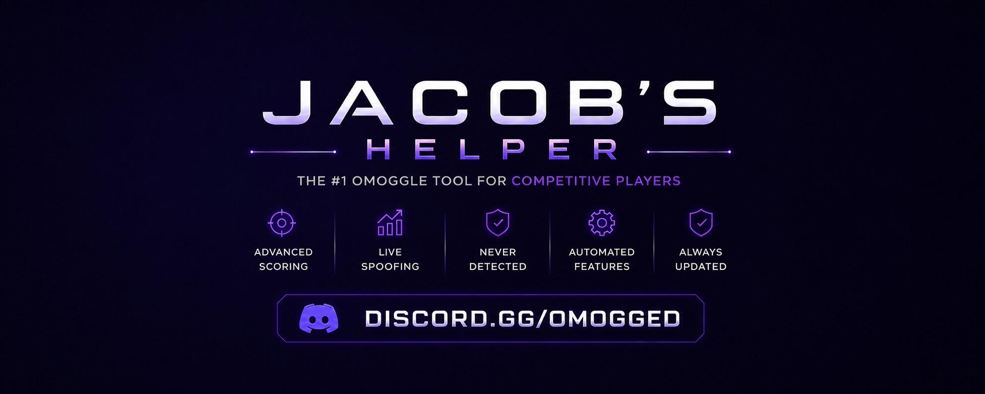 Discovery splash banner for Jacob's Helper Discord server
