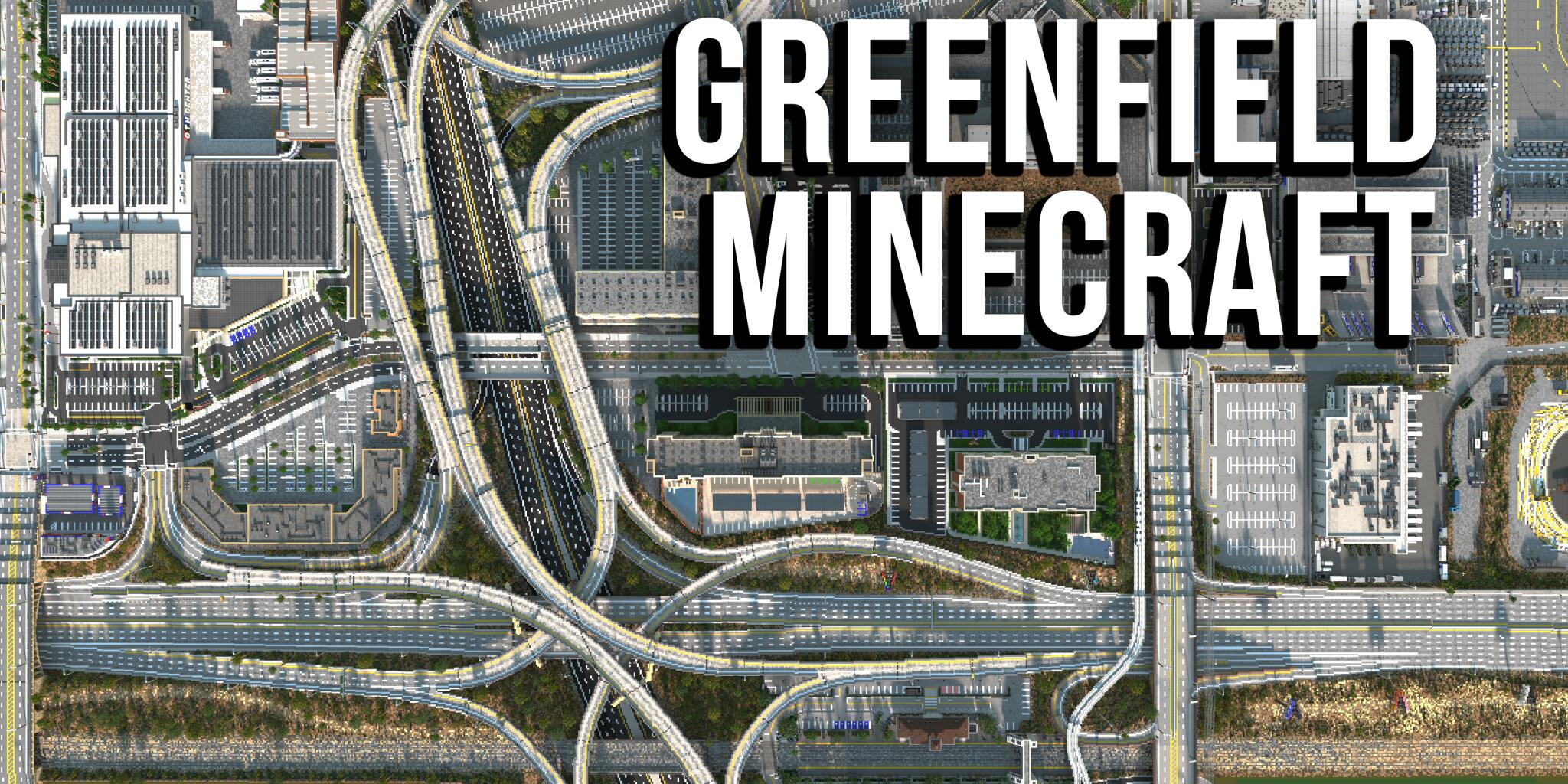 Discovery splash banner for Greenfield Minecraft Discord server