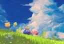 Discovery splash banner for Kirby Discord Riders (SSBU) Discord server