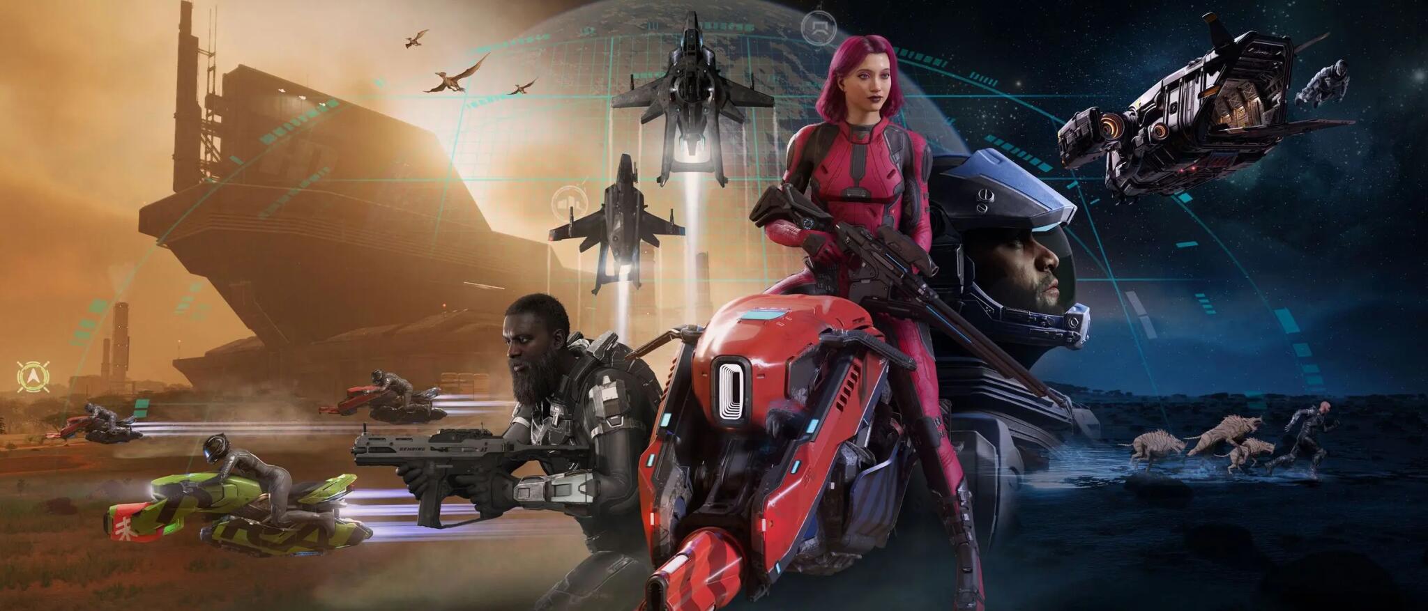 Discovery splash banner for ⚪🔴Star Citizen Polska: Prawdziwy Neutralny Hub (+gry sci-fi, space-sim) Discord server