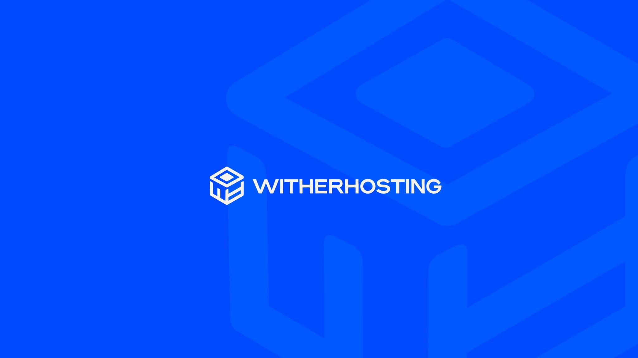 Discovery splash banner for WitherHosting • 🔌 Discord server