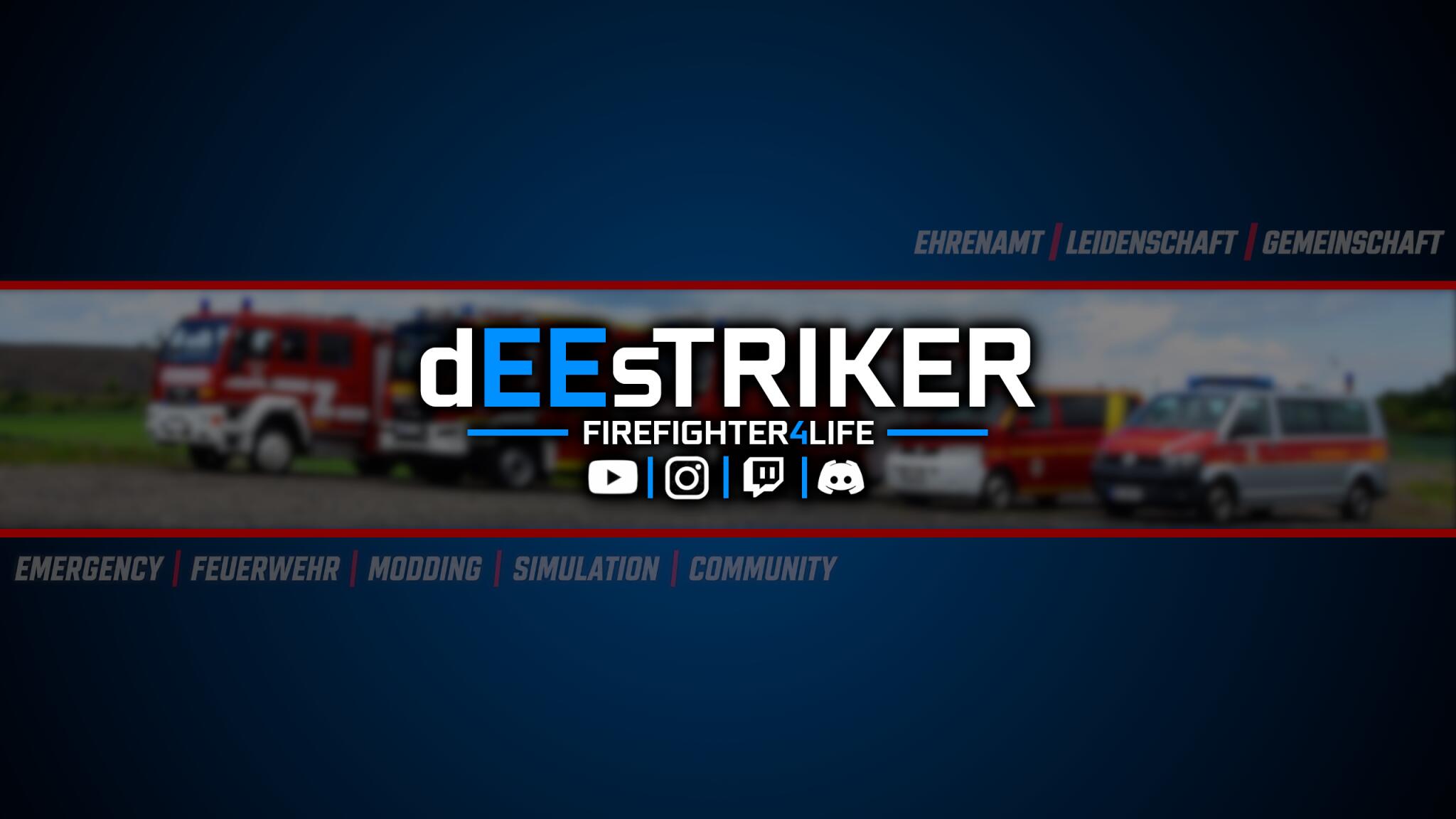 Discovery splash banner for dEEsTRIKER & Friends Discord server