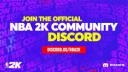 Discovery splash banner for NBA 2K27 Squad Finderยฎ Discord server