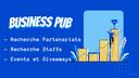 Discovery splash banner for 📬・Business Pub™ | Recrute Discord server