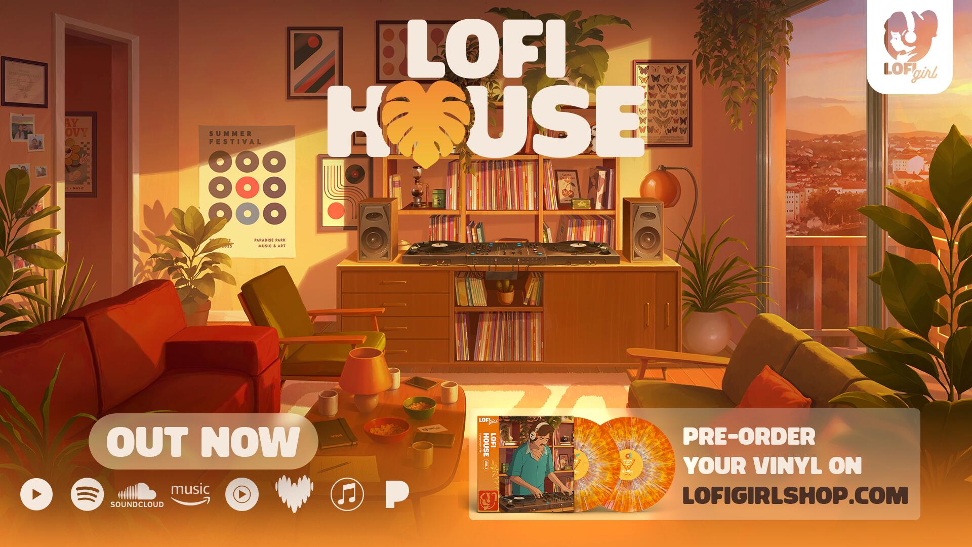 Discovery splash banner for Lofi Girl Discord server