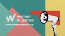 Discovery splash banner for Women in Games Discord server