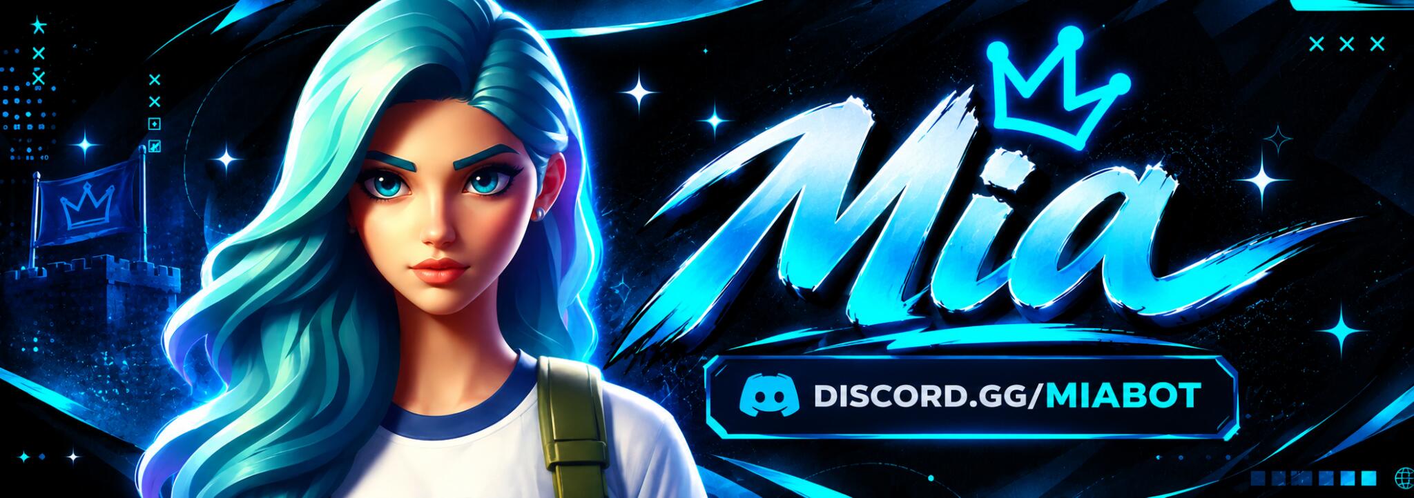 Discovery splash banner for Mia Lounge Discord server