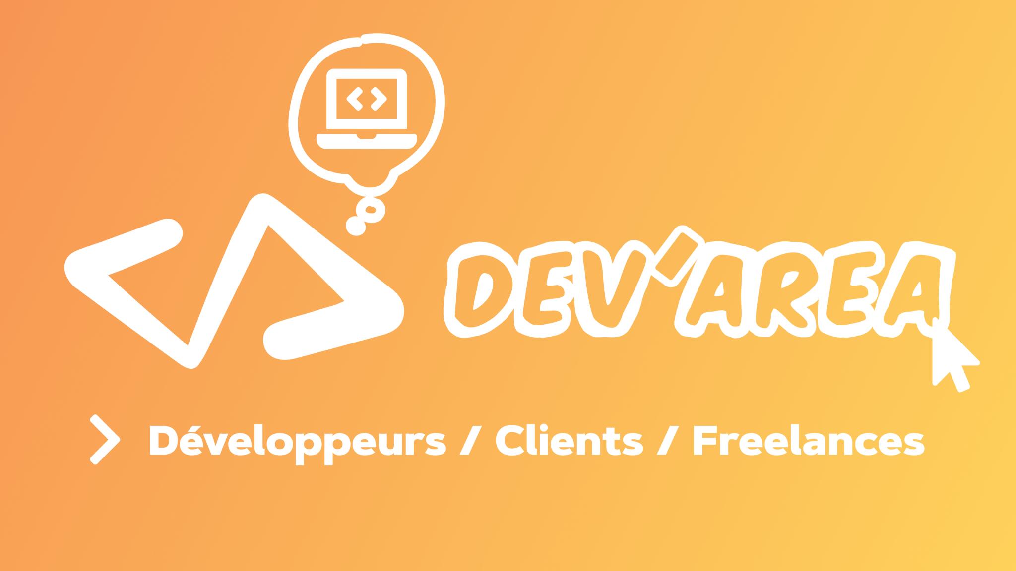 Discovery splash banner for Dev'Area Discord server