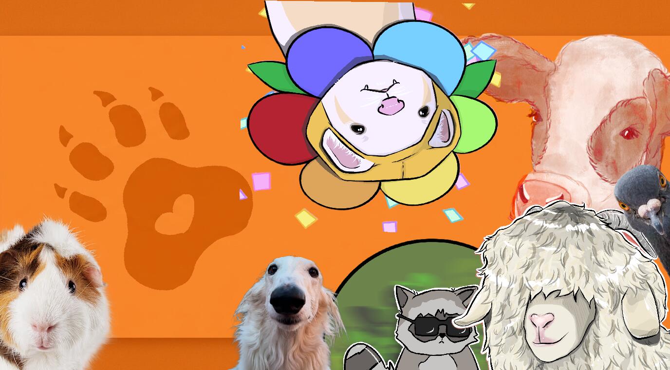 Discovery splash banner for Tierfreunde Vegan 💚 Discord server