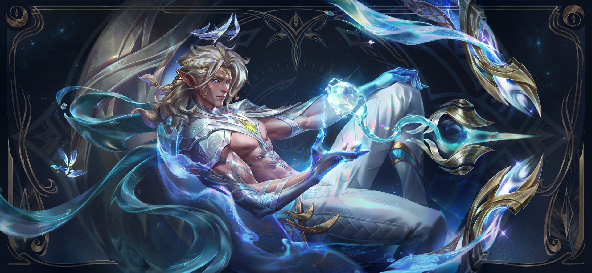 Discovery splash banner for LoL Wild Rift Español Discord server