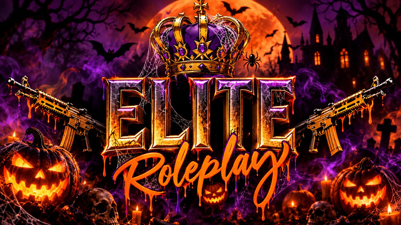 Discovery splash banner for Elite RP Discord server