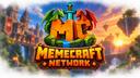 Discovery splash banner for MemeCraft Network Discord server