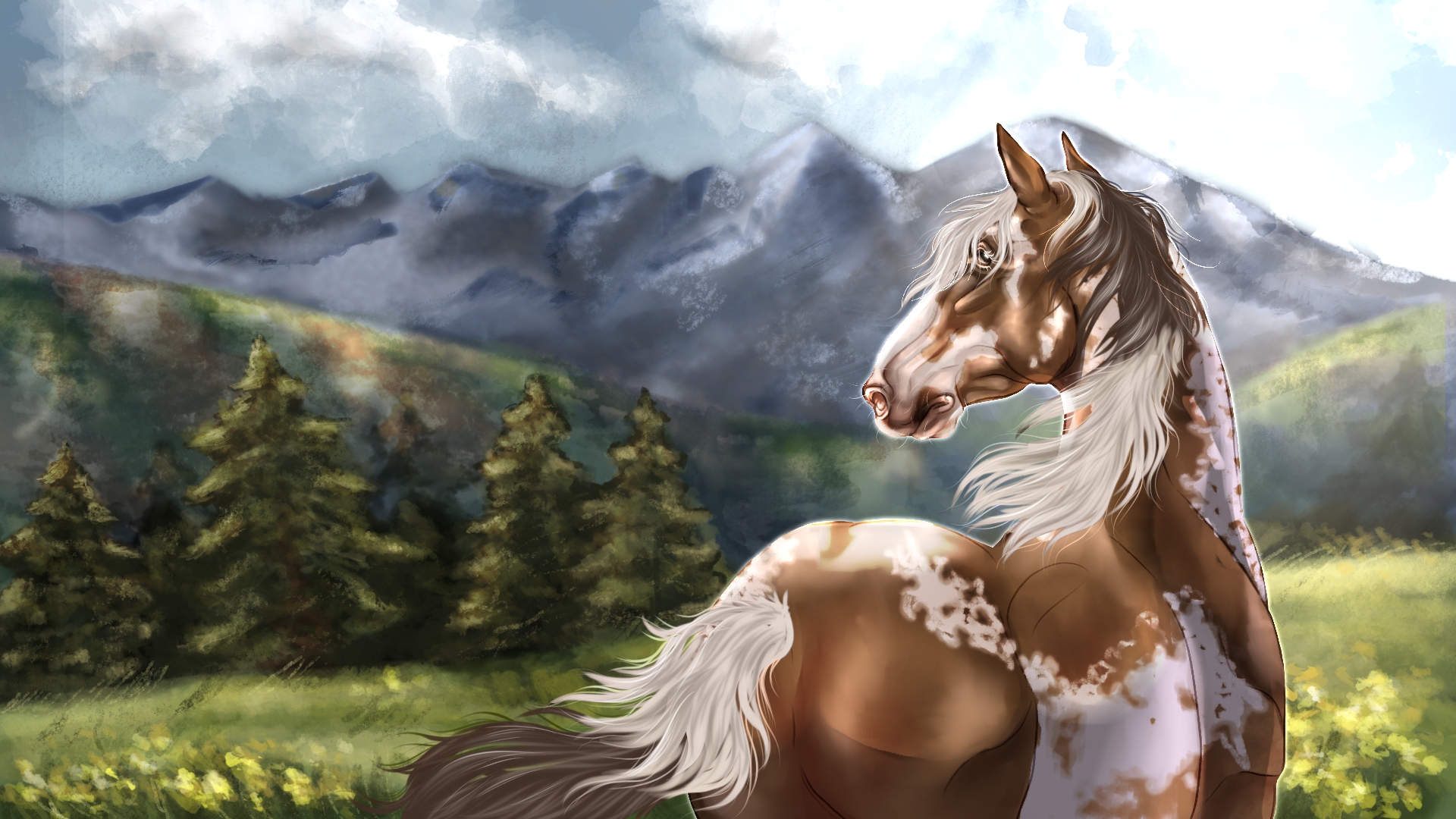 Discovery splash banner for Lake County Stables Discord server