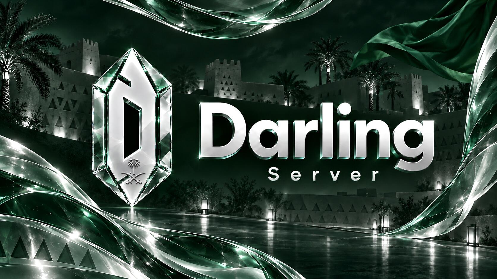 Discovery splash banner for Darling Discord server