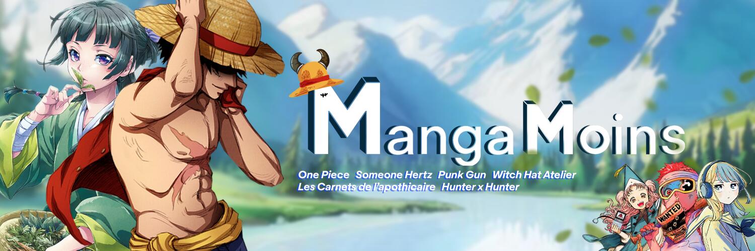Discovery splash banner for Manga Moins FR Discord server