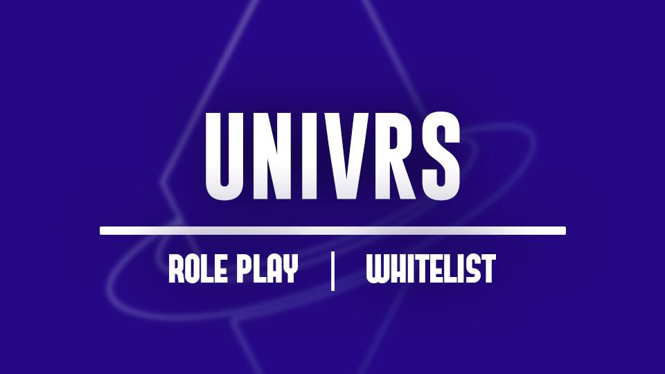 Discovery splash banner for Univrs Fivem ・ WL Discord server