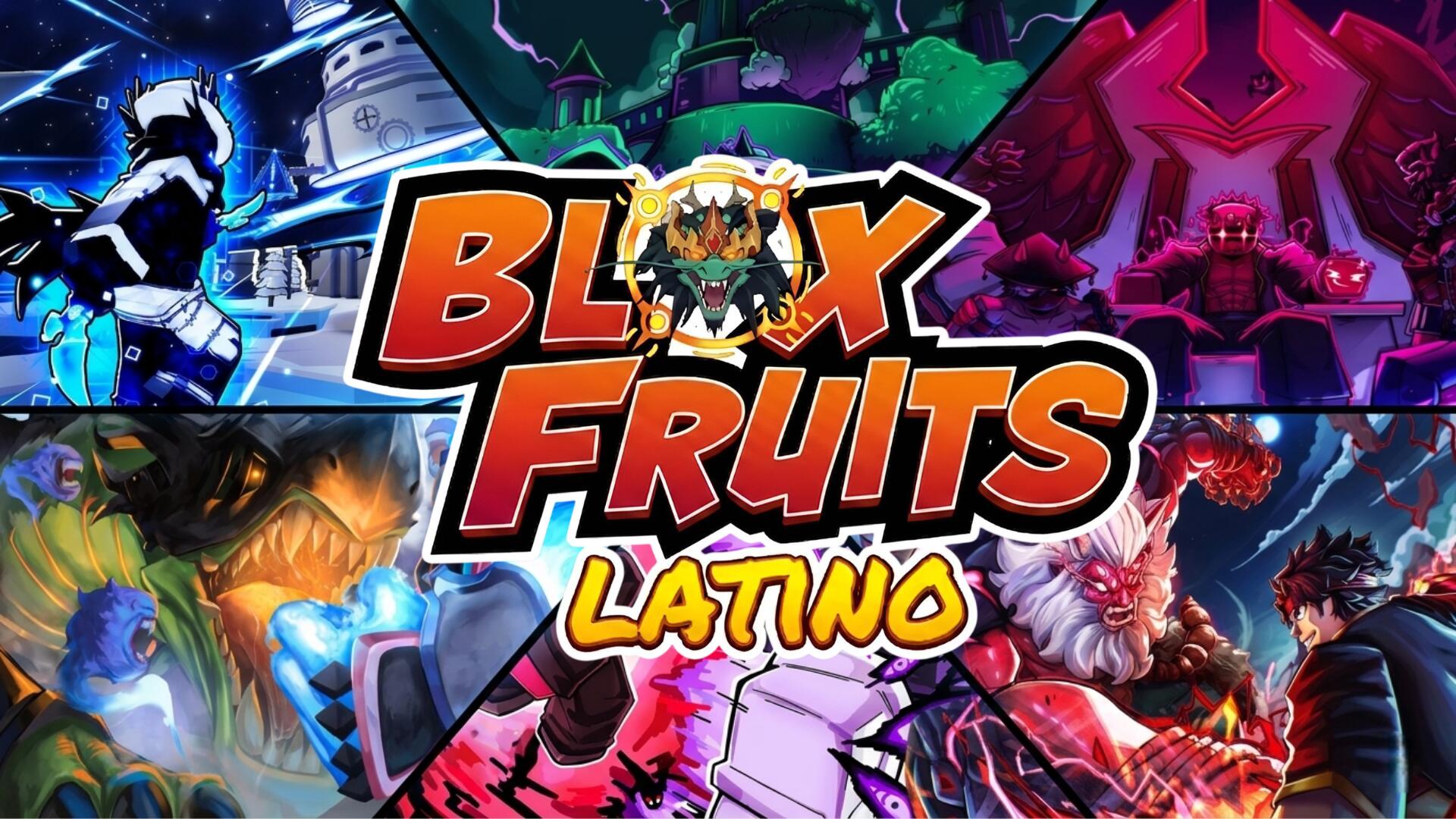 Discovery splash banner for Blox Fruits Latino 🎃 | Trade & Sorteos Discord server