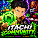 Discovery icon for ItachiCommunity 🇧🇷 | Roblox • Blox Fruits 🌊 Discord server